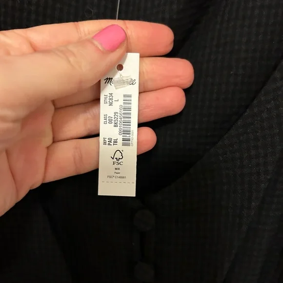 Madewell Crop Blouse - Picture 6 of 9